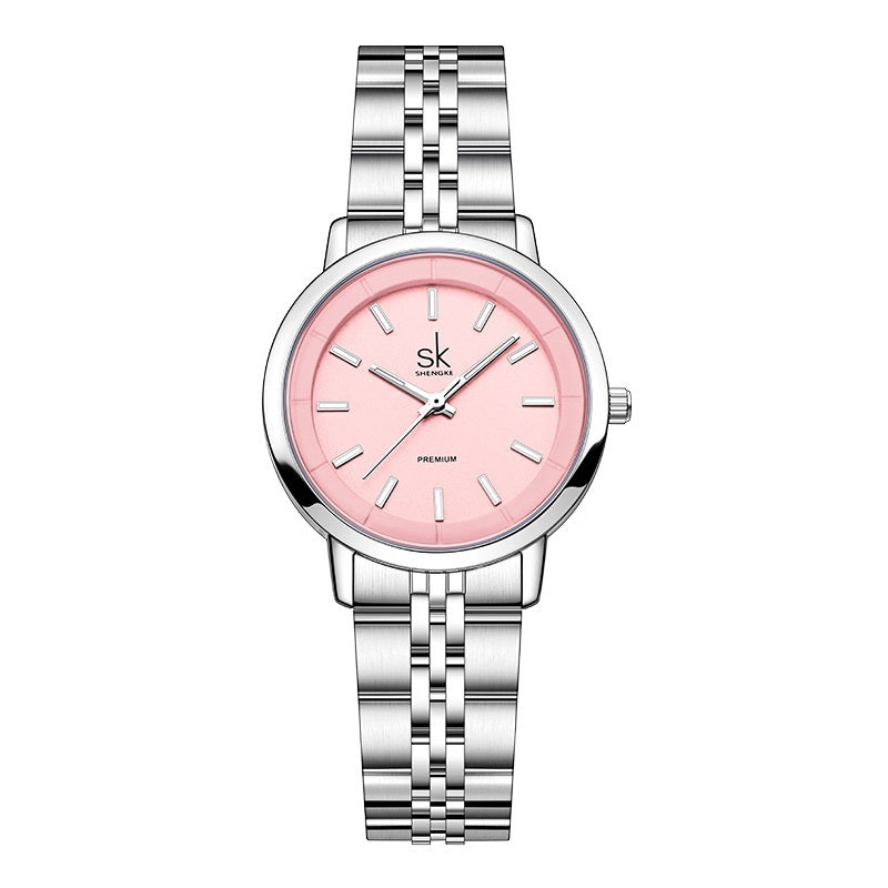 Edelstahl‑Damenuhr