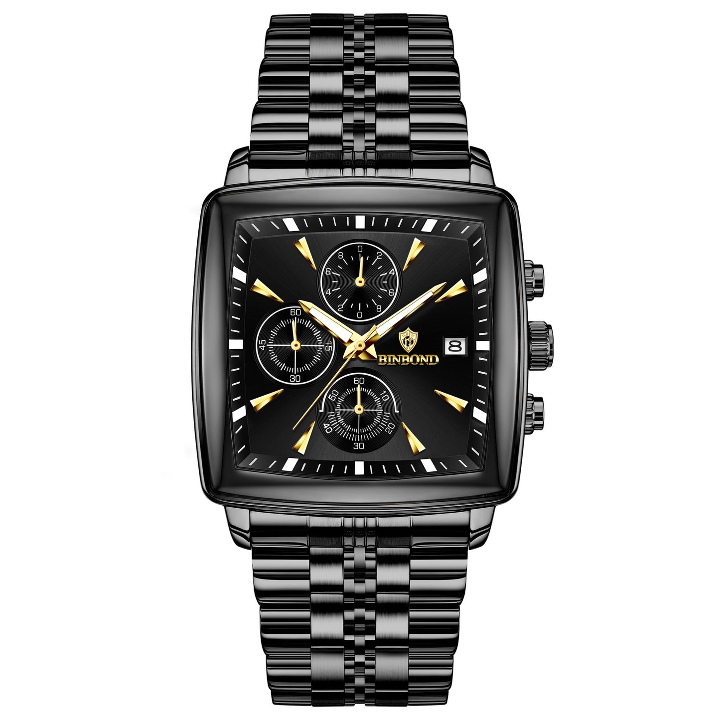 Men's Multi-Functional Timing Luminous Quartz Watch