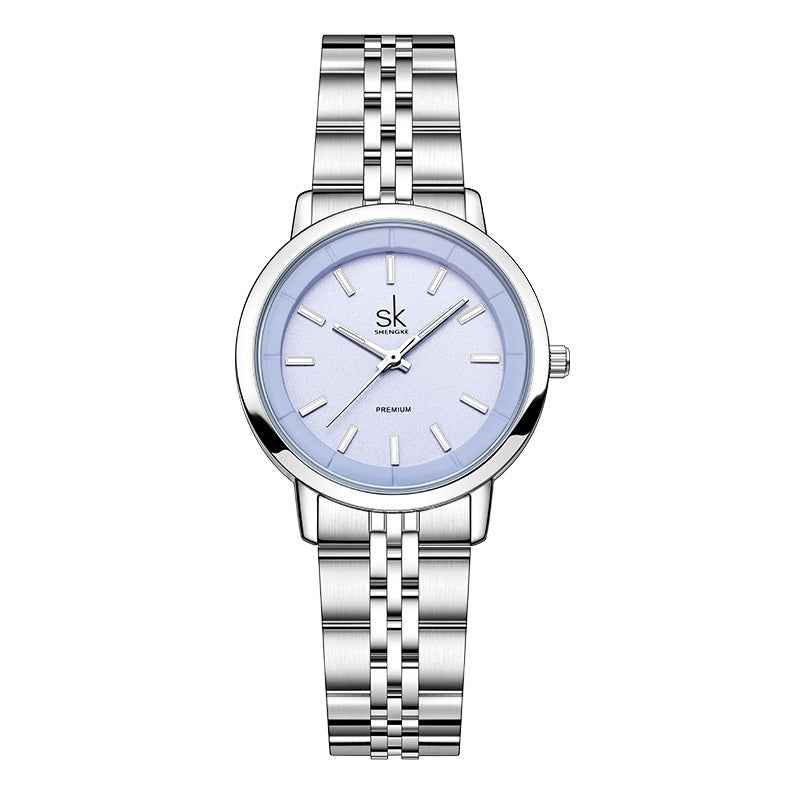 Edelstahl‑Damenuhr