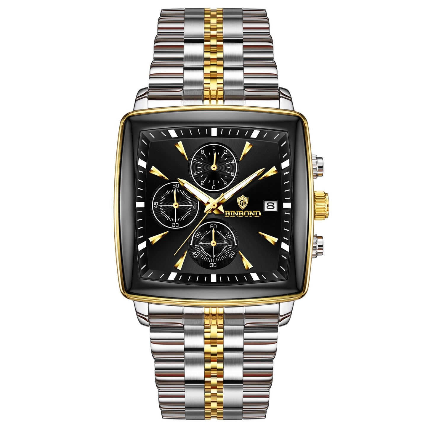 Men's Multi-Functional Timing Luminous Quartz Watch