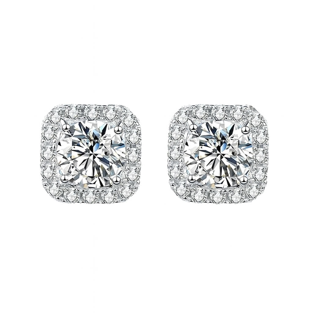 NeeTim™ D Color Moissanite Stud Earrings