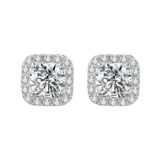 NeeTim™ D Color Moissanite Stud Earrings