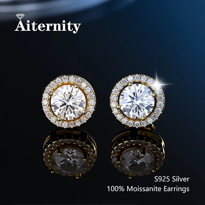 AITERNITY™ D Color Moissanite Stud Earrings