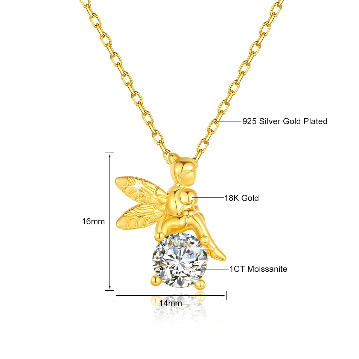 Aureus™ 18K Moissanite Necklace