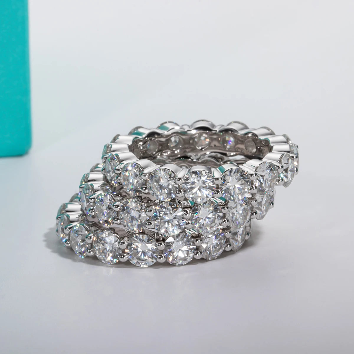 ANU JEWEL 2ct Moissanite Verlobungsring-Set