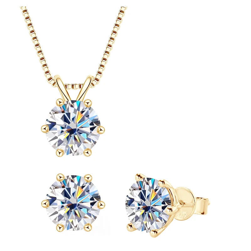 IOGOU™ Moissanite Diamond Jewelry Set