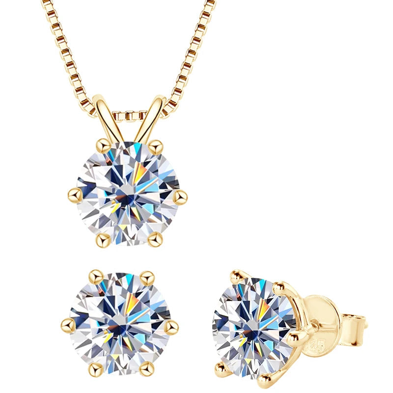 IOGOU™ Moissanite Diamond Jewelry Set