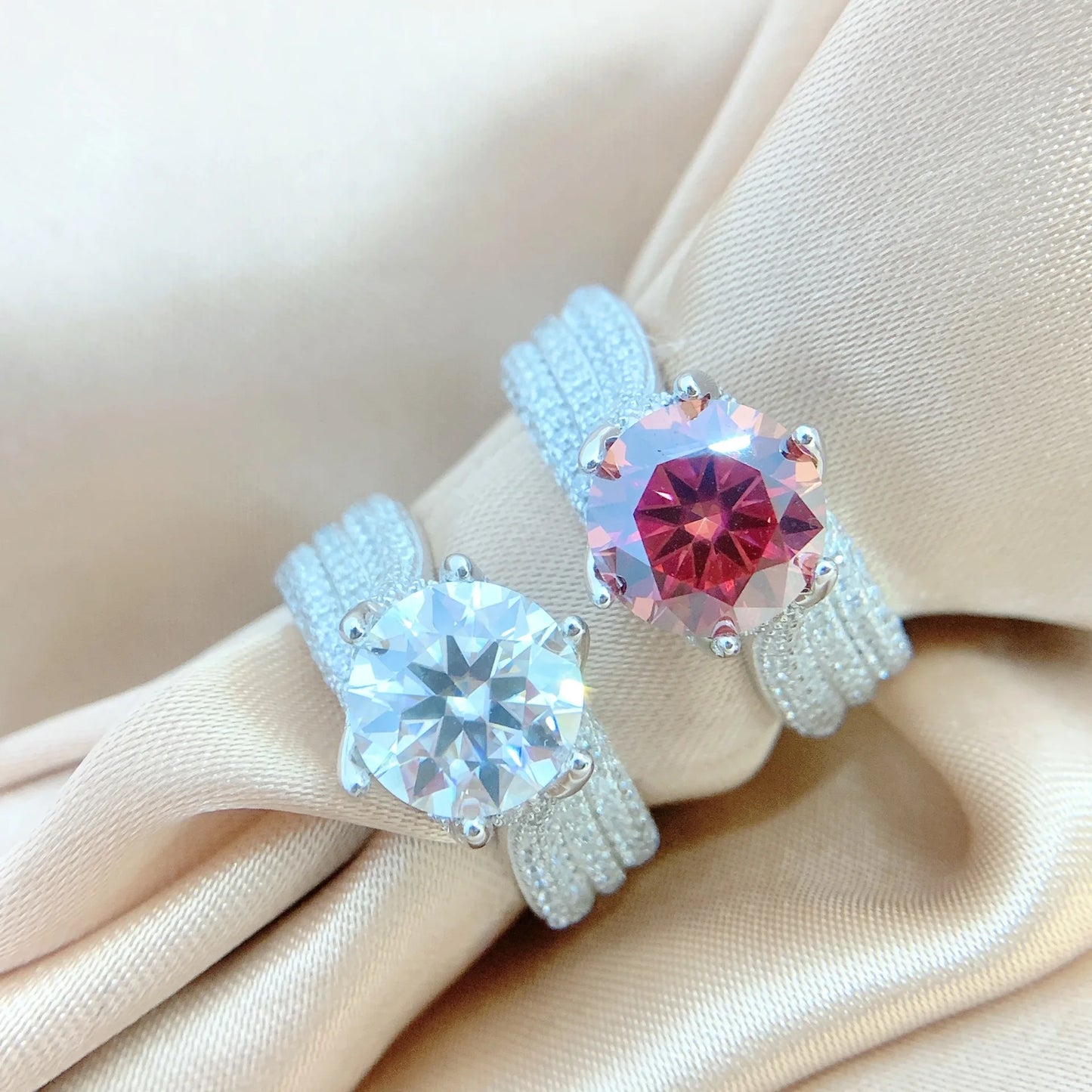 TBCYD™ D Color Moissanite Ring