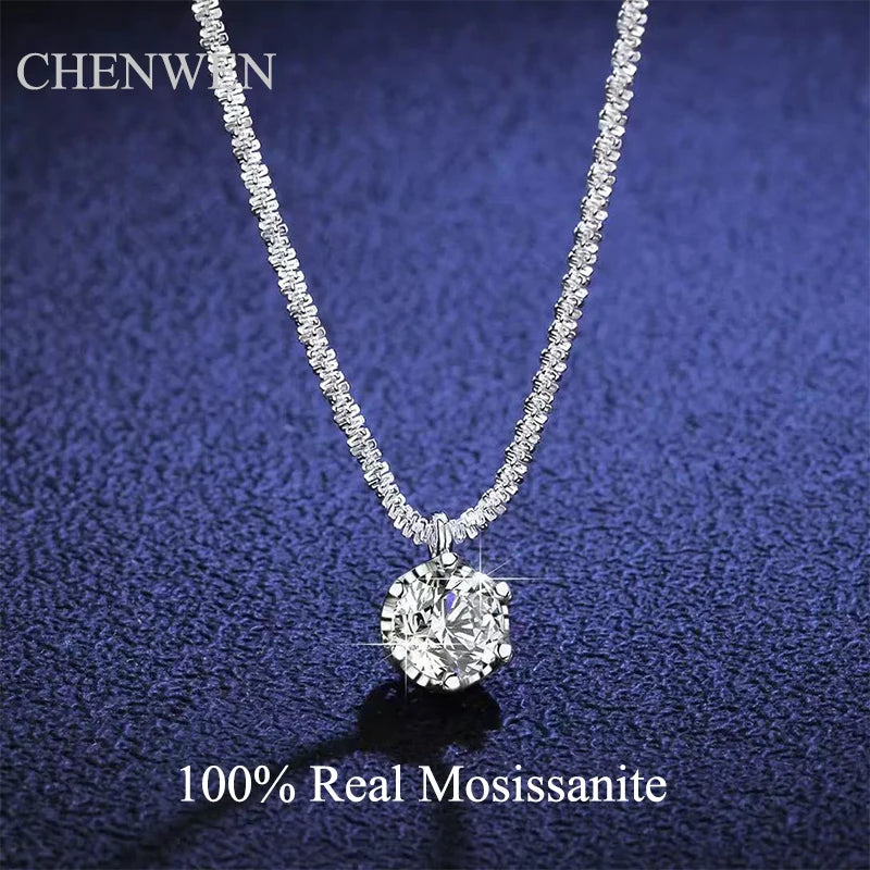 TEN CARATS Moissanit Halskette