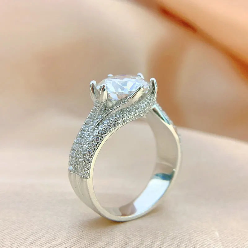 TBCYD™ D Color Moissanite Ring