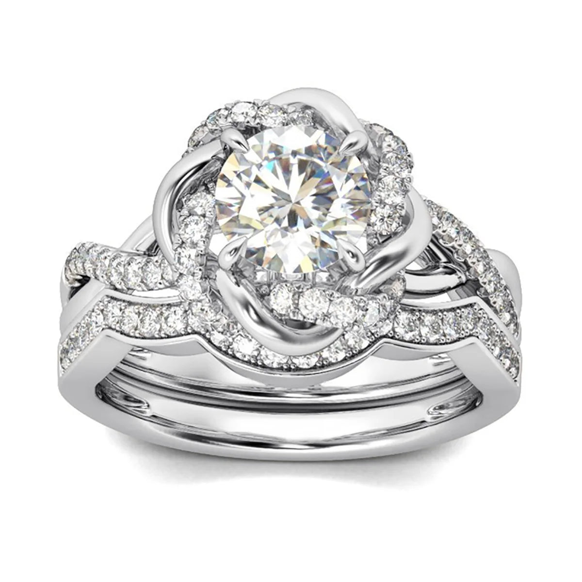 Szjinao 3ct Moissanite Ringset