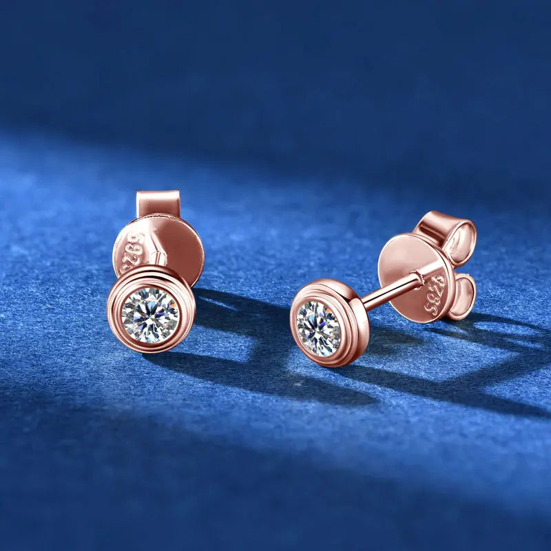 OXTAO™ D Color Moissanite Stud Earrings