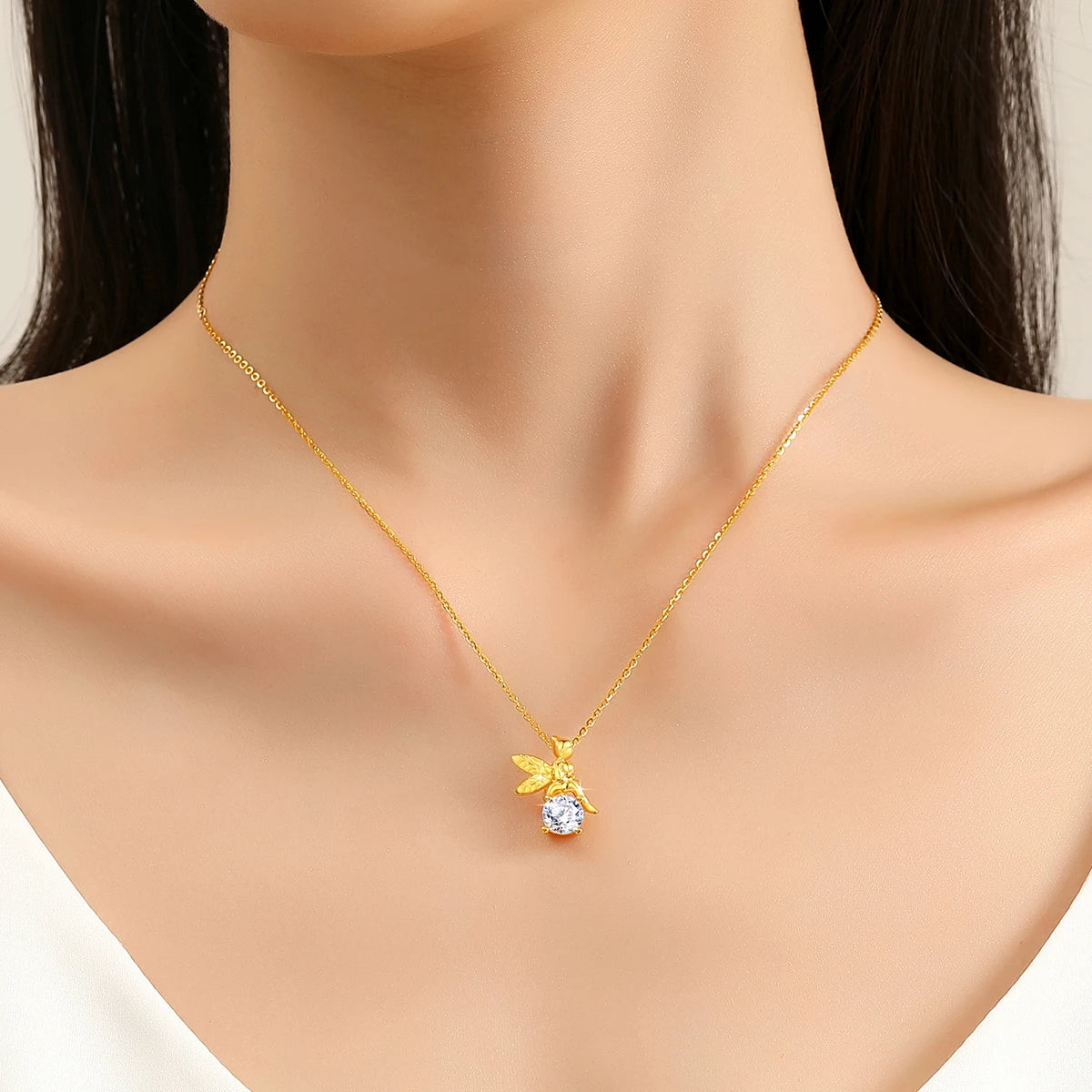 Aureus™ 18K Moissanite Necklace