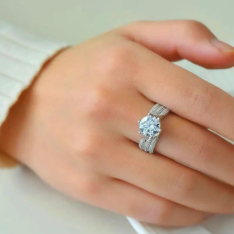 TBCYD™ D Color Moissanite Ring