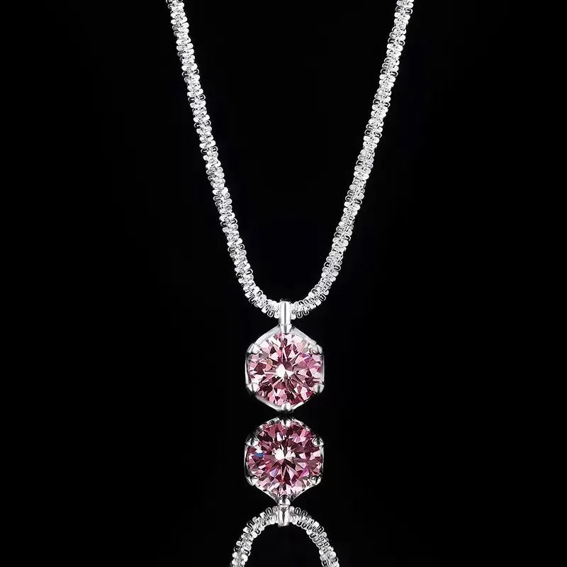 TEN CARATS Moissanit Halskette