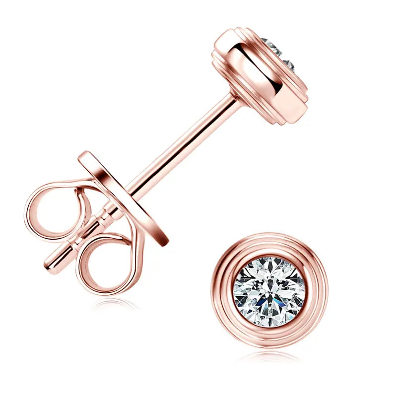 OXTAO™ D Color Moissanite Stud Earrings