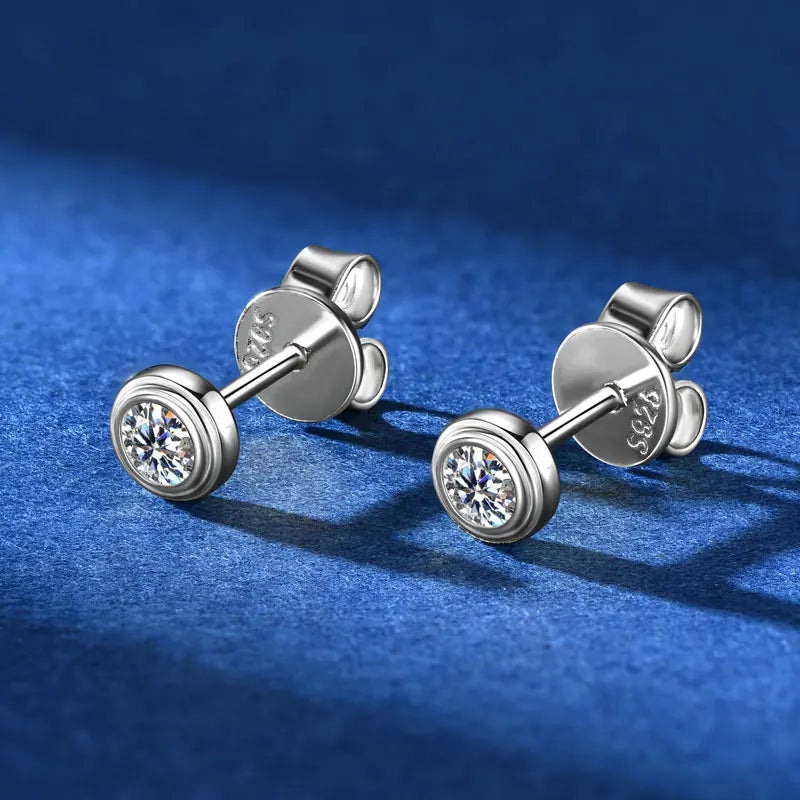 OXTAO™ D Color Moissanite Stud Earrings