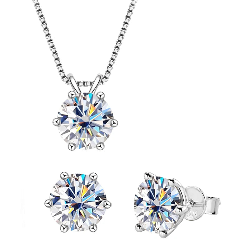 IOGOU™ Moissanite Diamond Jewelry Set