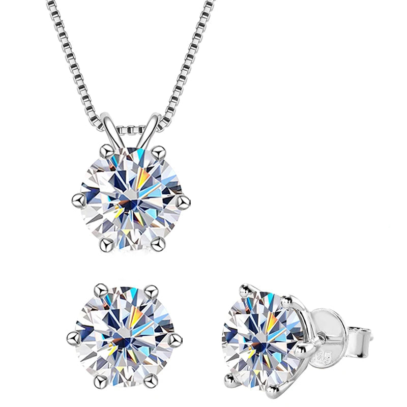 IOGOU™ Moissanite Diamond Jewelry Set