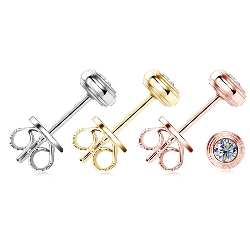 OXTAO™ D Color Moissanite Stud Earrings