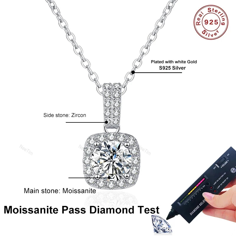NeeTim™ D Color Moissanite Necklace