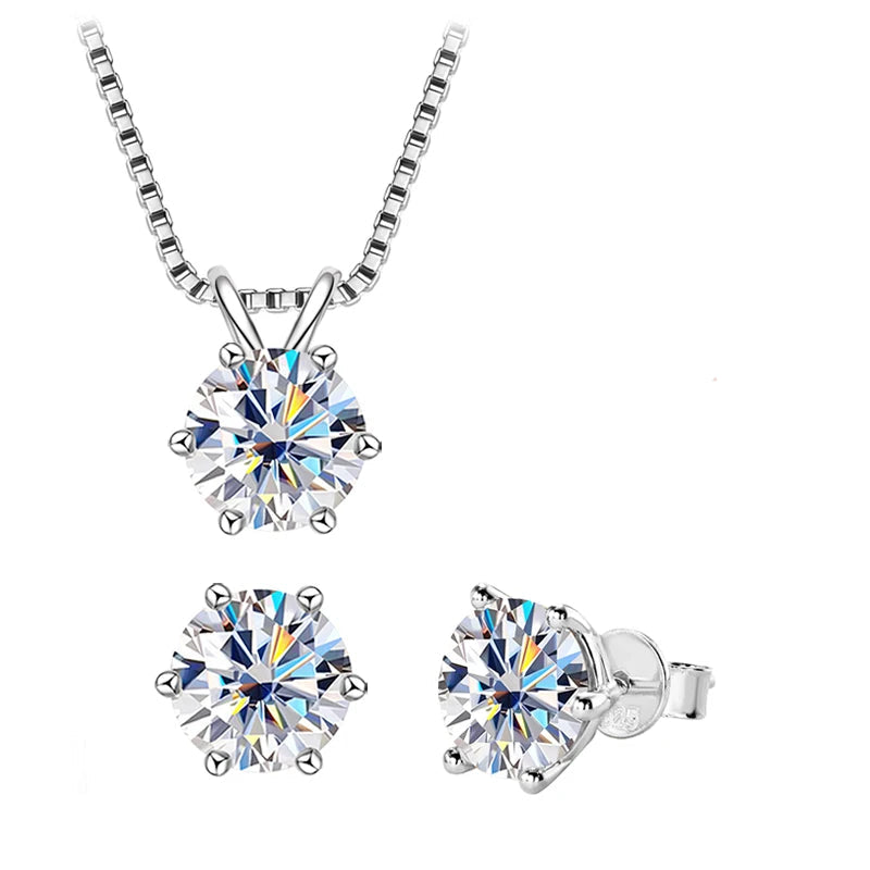 IOGOU™ Moissanite Diamond Jewelry Set