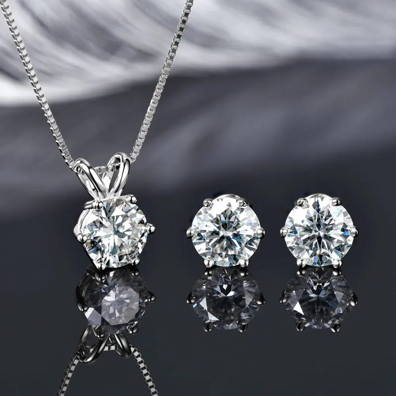 IOGOU™ Moissanite Diamond Jewelry Set