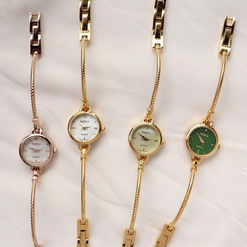 Retro Small Golden Watch