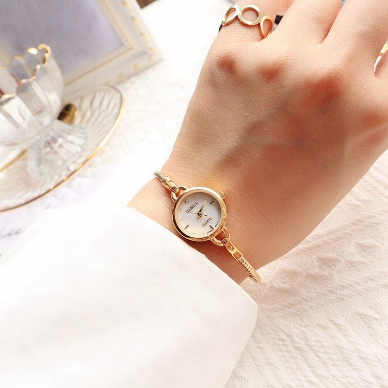 Retro Small Golden Watch