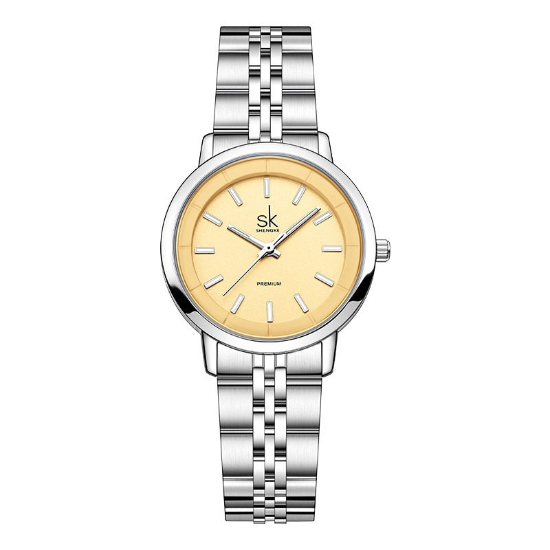 Edelstahl‑Damenuhr