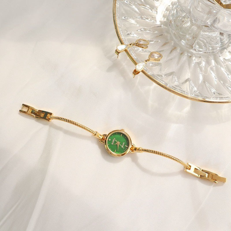 Retro Small Golden Watch